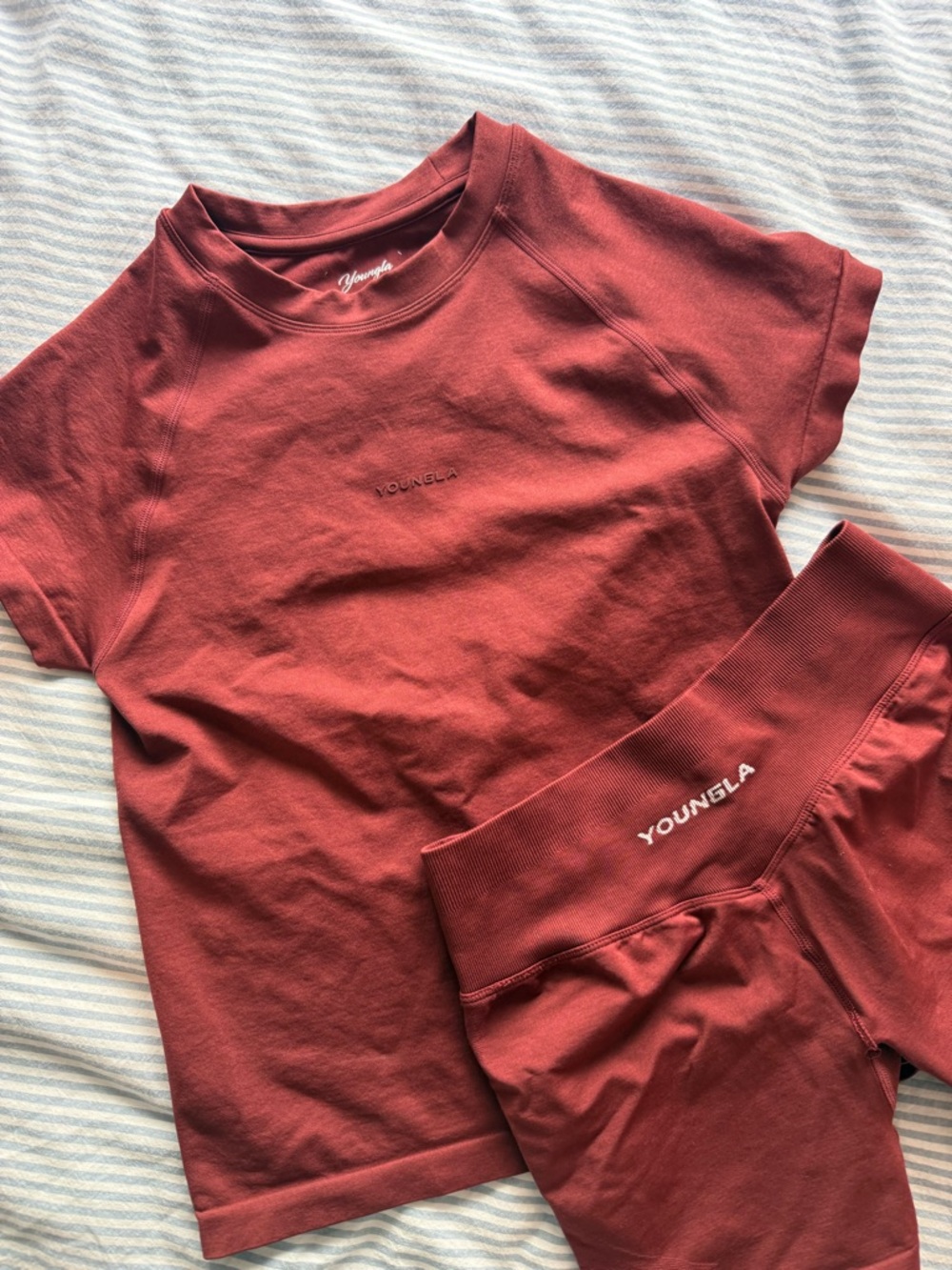 YoungLA Compression Tee + Shorts Matching Set